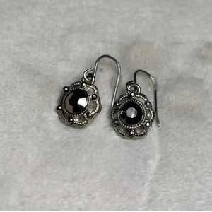 Sterling and Hematite Earrings